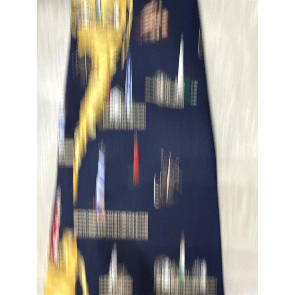 Museum Artifacts Men Silk Tie Lighthouses Mid Atlantic Assateague Island ++ - Picture 3 of 6